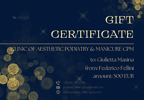 Podiatry, podology, pedicure, manicure, corns, calluses, nail restoration, nail fungus treatment, nail varnish, gel polish, gel, nail extension, BAIB, nail cutting and filing, repairing of damaged nails, foot clinic, Daria Belym