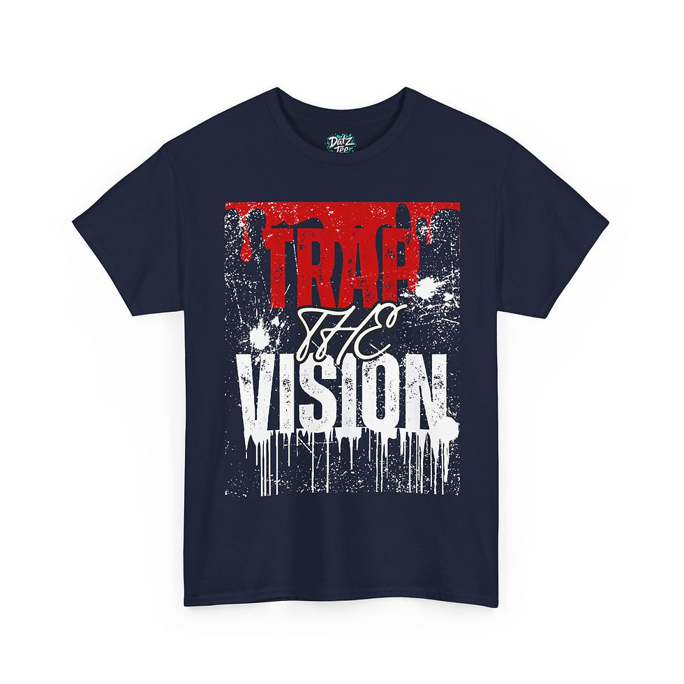 Thumbnail: Trap The Vision - Unisex Heavy Cotton Tee For Him/Her
