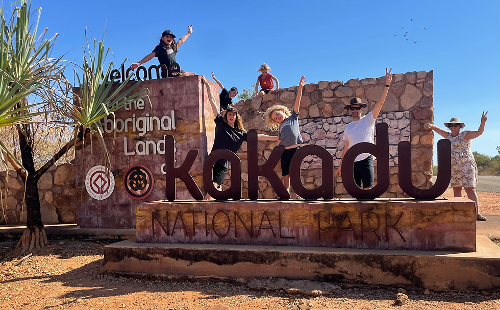 Luke Alcock Family in Kakadu