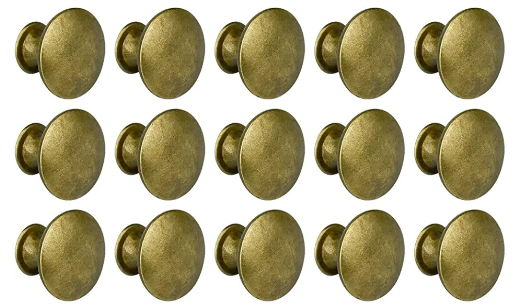 Pomoli da cucina ottone bronzato L28mm