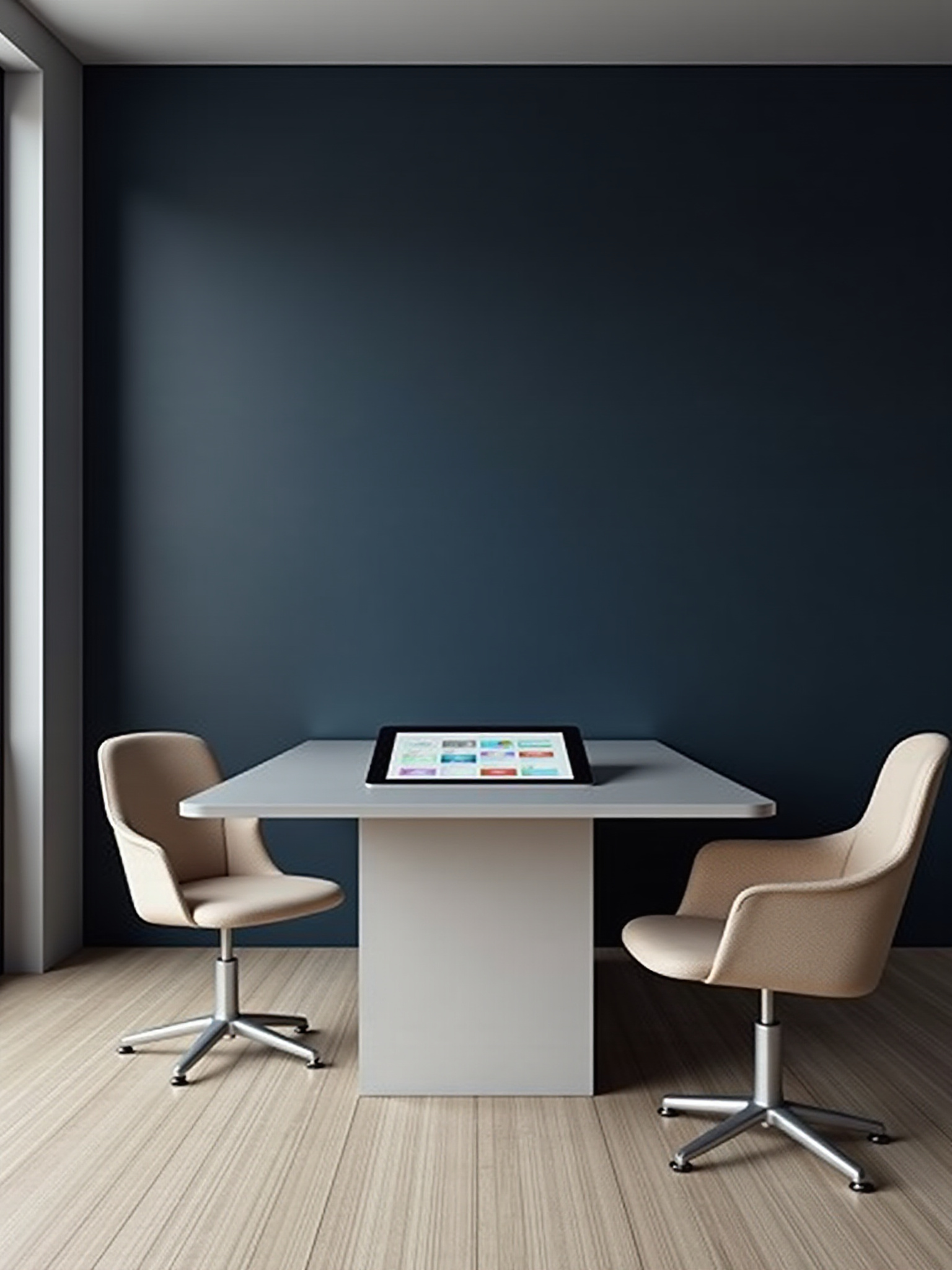 Modern office for an industry expert.