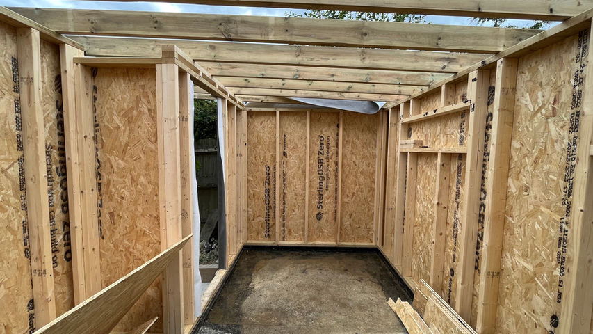 Garden Room construction