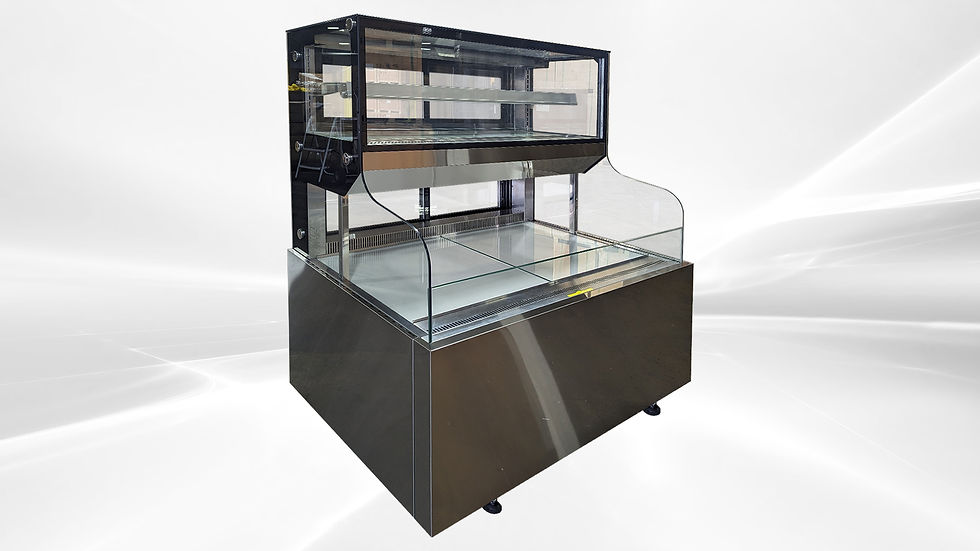 Thumbnail: 171-0287 51" Open Air Self Contained Over Under Deli Sandwich Case Cooler
