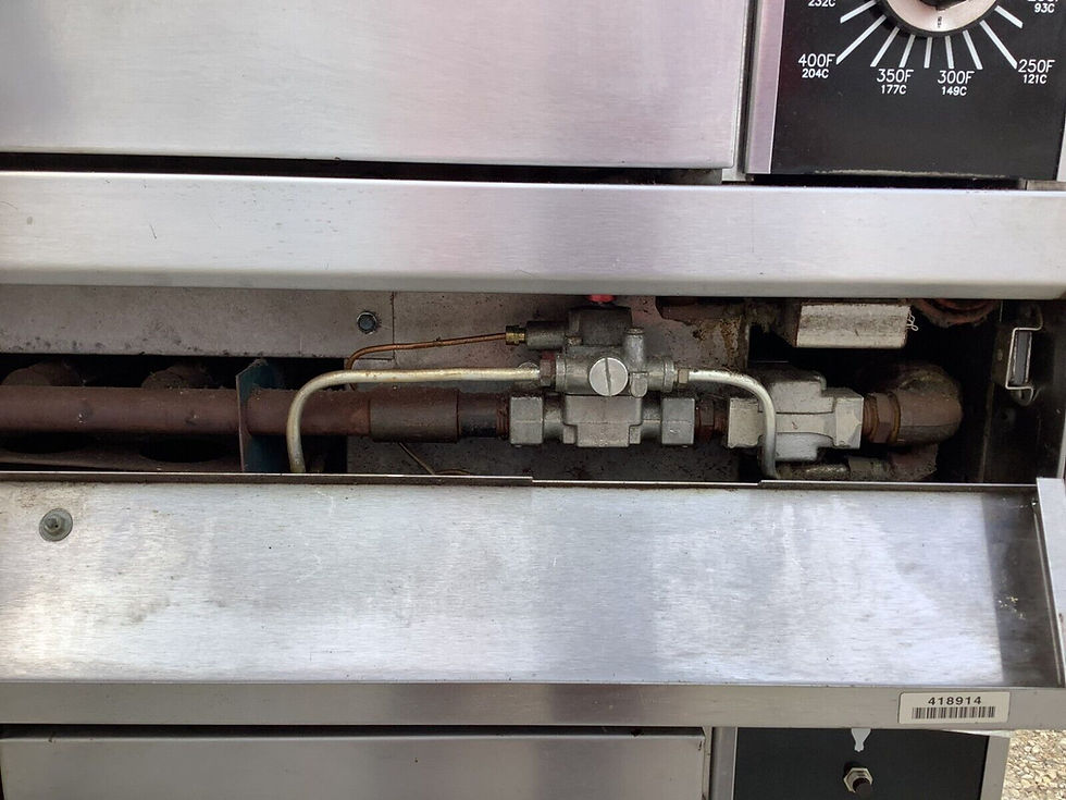 Thumbnail: 152-0528 Garland L04 Natural Gas Double Stack Convection Oven