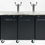 Thumbnail: 171-0238 72" Kegerator 4 Tap Self Contained Beer Dispenser Cooler