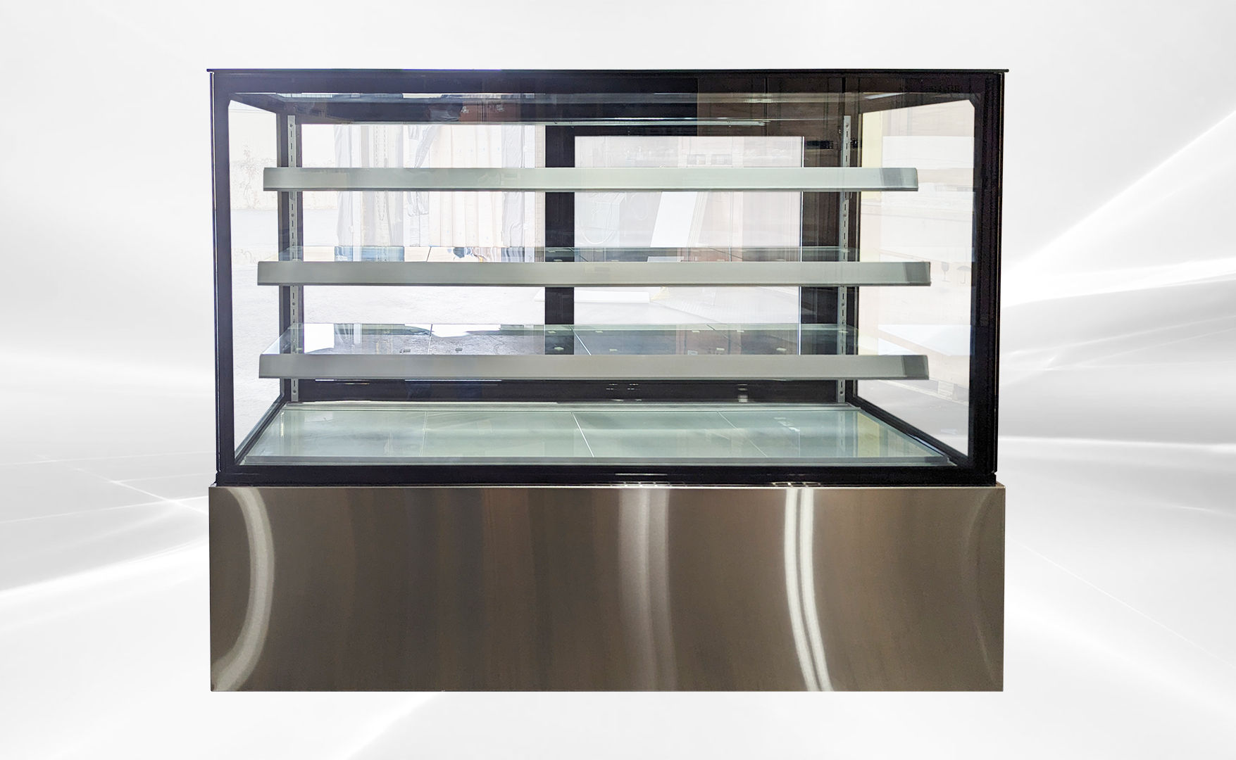 171-0278 3 Shelf Full Service Self Contained Bakery Cake Case Cooler