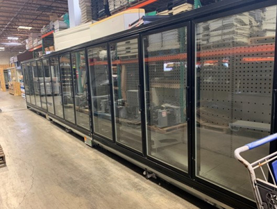 30-0036 Run of 18 Zero Zone Evolution Hybrid Low Temp Freezer Doors