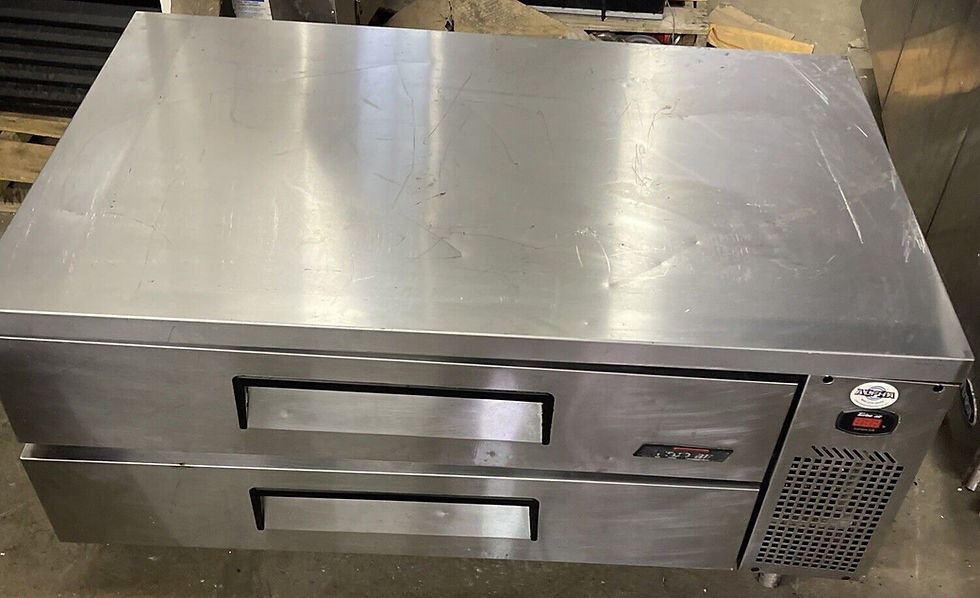 Thumbnail: 174-0150 Turbo Air TCBE-52SDR 52” Self Contained Chef Base Cooler