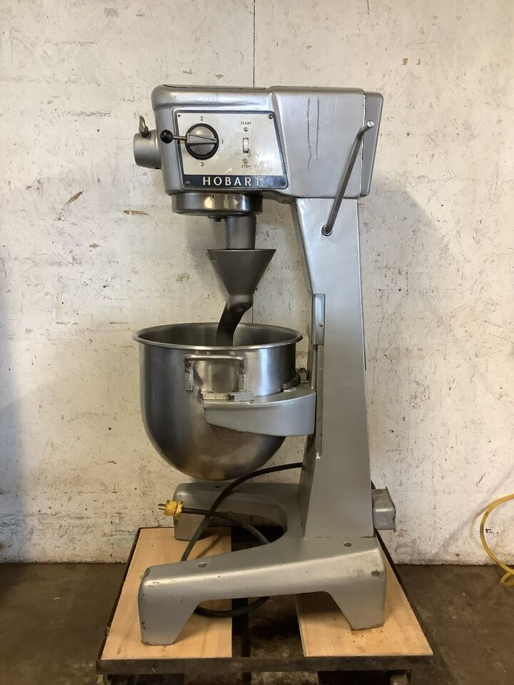 Thumbnail: 152-0639 Hobart D-300 30 Quart Mixer with Stainless Steel Bowl and Hook