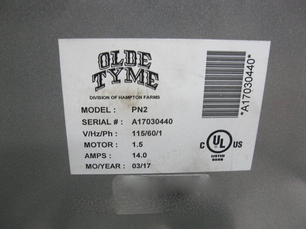 Thumbnail: 142-0759 Olde Tyme PN2 Commercial Peanut Butter Grinder-No Hopper