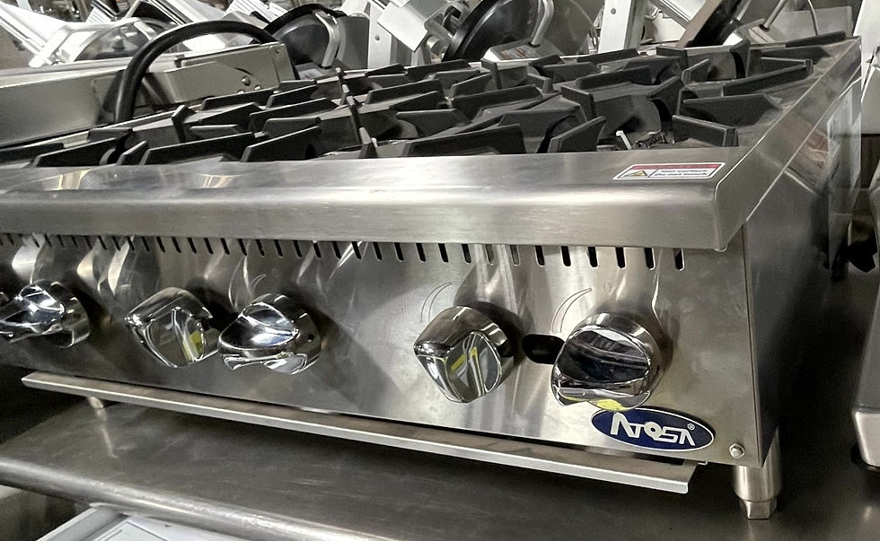Thumbnail: 72-0182 Atosa ATHP-36-6 36” Gas Countertop Range