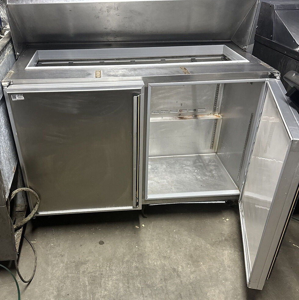 Thumbnail: 174-0100 Silver King SKP48/12 48” Self Contained Sandwich Prep Table Cooler