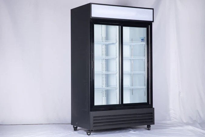 168-0038 GDR47"(S) Double Glass Door Self Contained Cooler