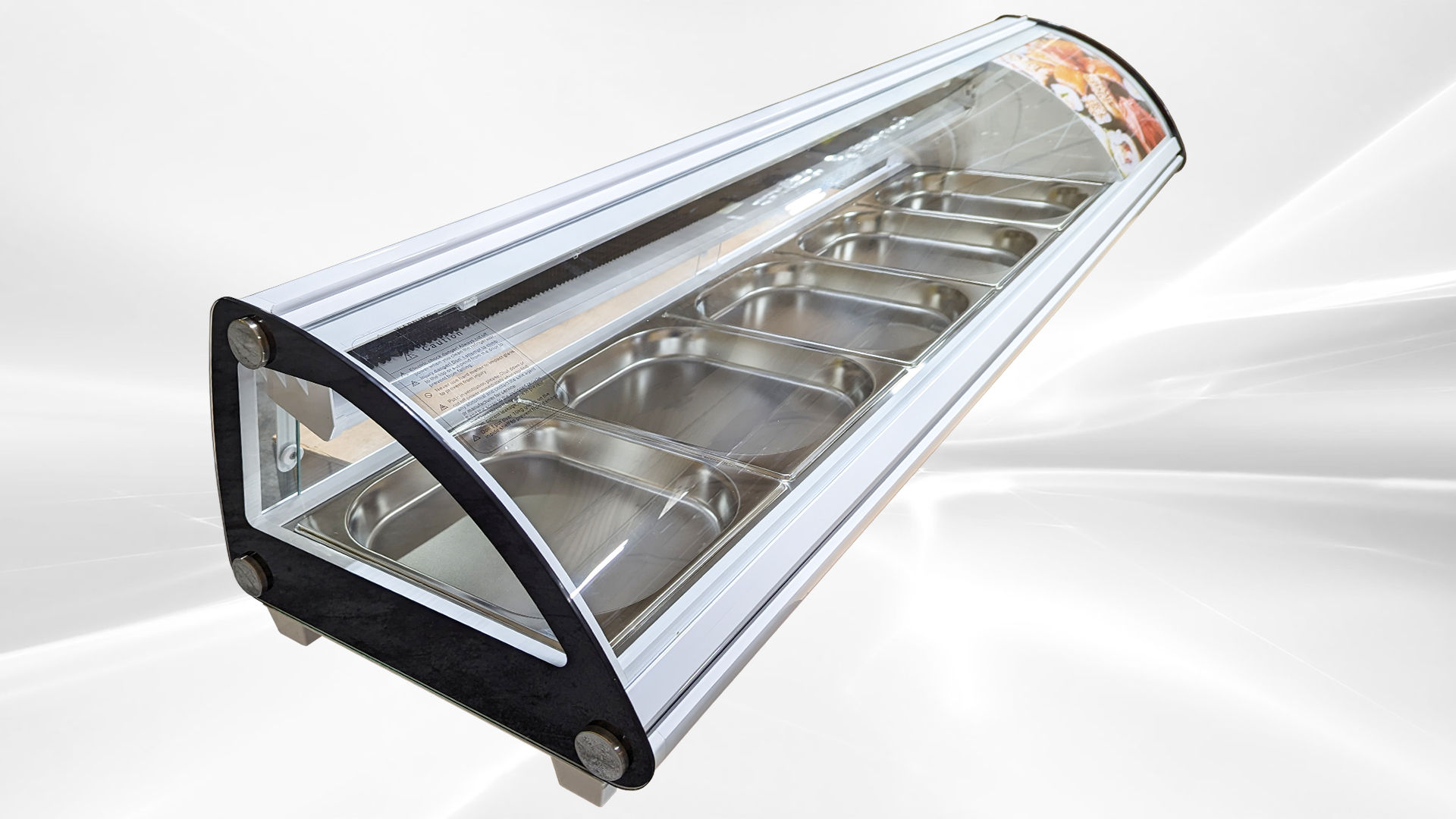 171-0310 69" Self Contained Sushi Display Cooler Case