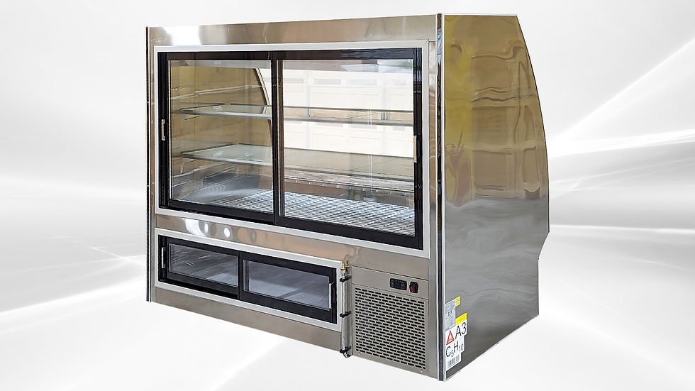 Thumbnail: 171-0314 72" Self Contained Full Service Seafood Meat Case Cooler