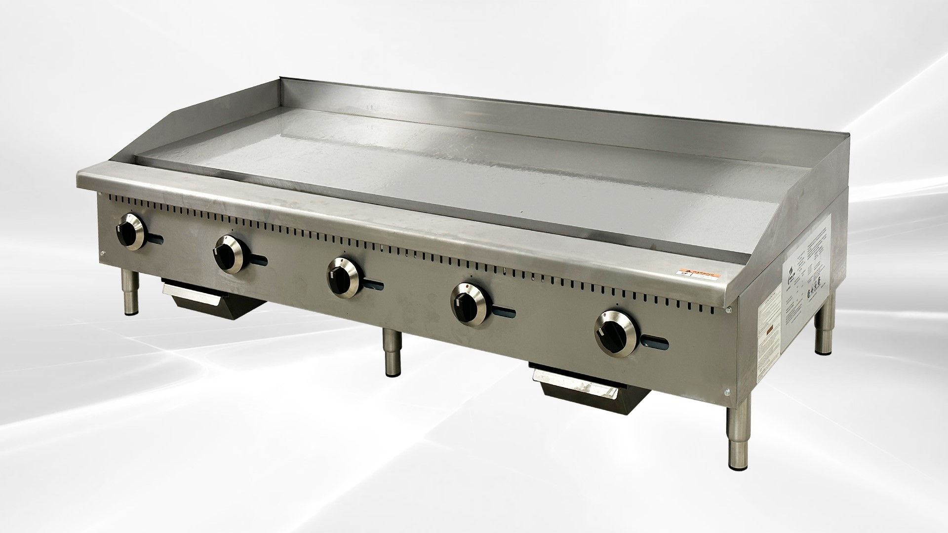 171-0437 60" 5-Burner Gas Griddle