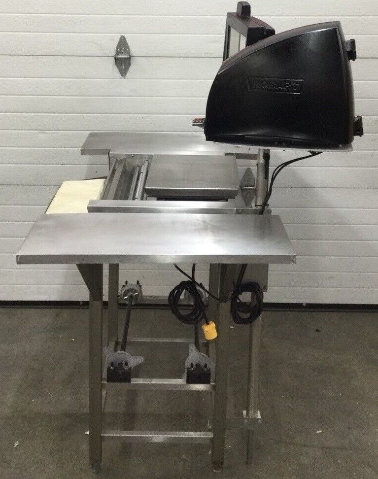 Thumbnail: 167-0255 Hobart HWS4 Hand Wrap Station w/ Hot Plate & Printer