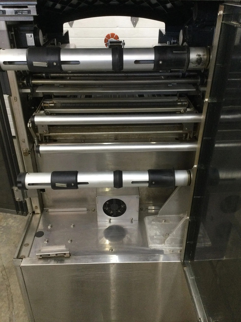 Thumbnail: 167-0457 Hobart AWS 1LR Automatic Meat Wrapper w/ Scale and Printer