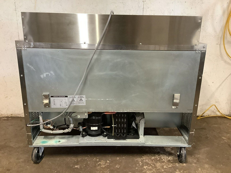 Thumbnail: 152-0541 Norlake AdvantEdge SP48 Self Contained Sandwich Pizza Prep Table Cooler