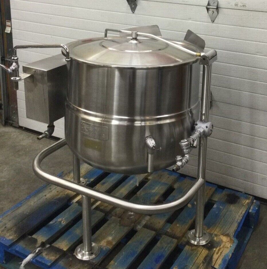 Thumbnail: 167-0262 Cleveland KDL40T 40-Gallon Manual Tilt Steam Kettle