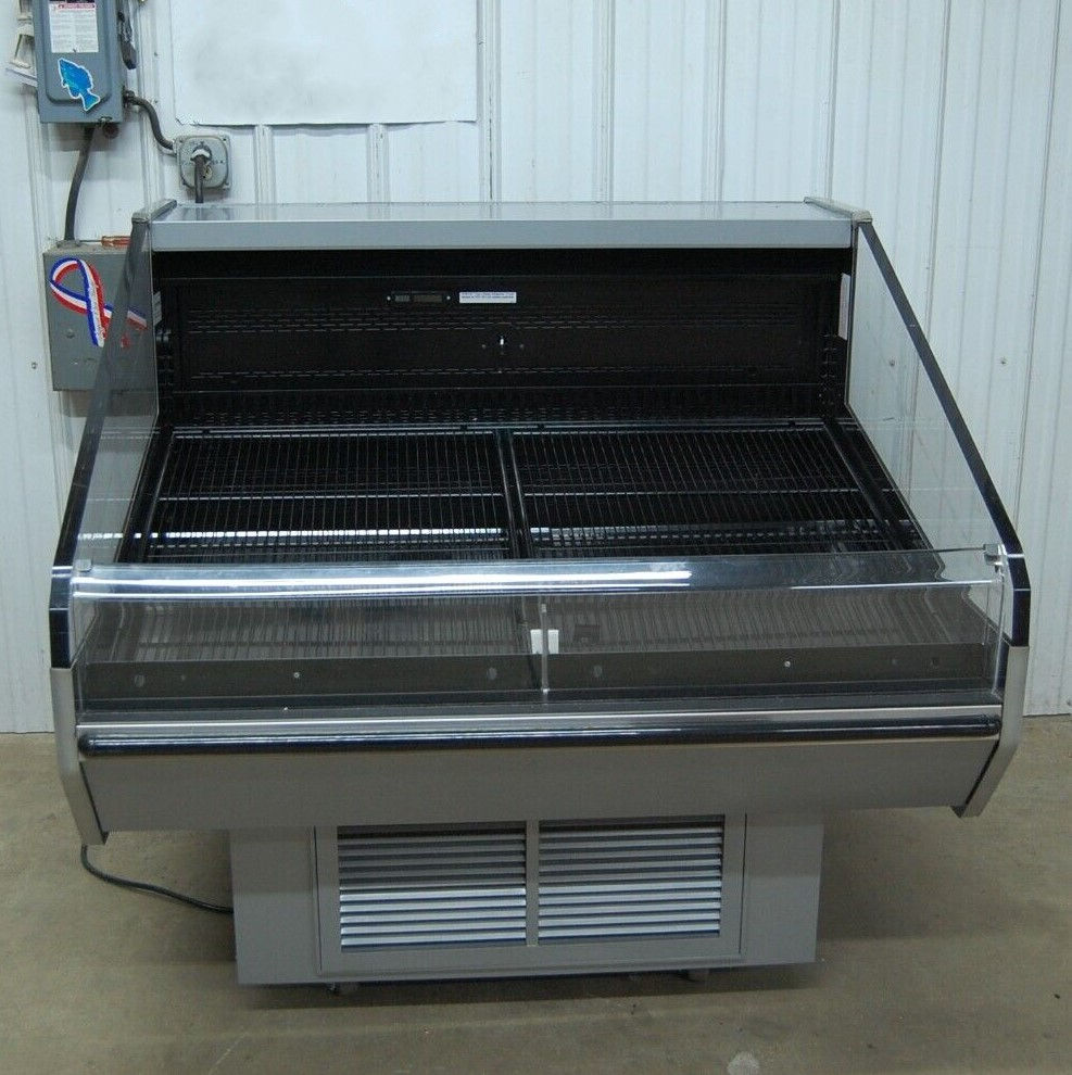 142-1049 Hussmann Q2SSM4S 50" Self Contained Open Air Produce Berry Cooler
