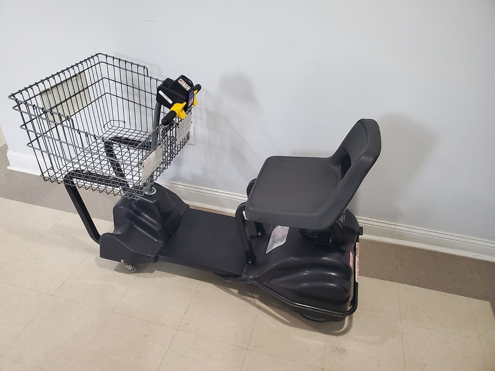 Thumbnail: 1-0609 Model 63 Handicapped Mobility Scooter Cart