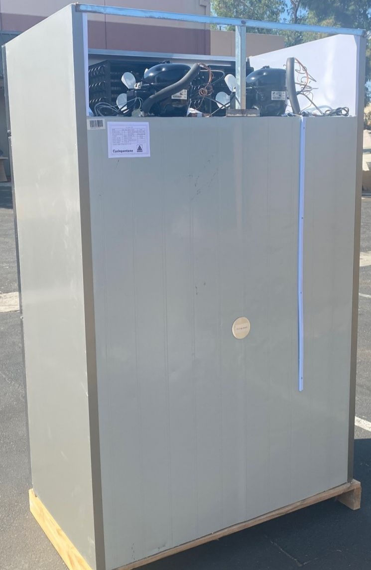 Thumbnail: 171-0172 4-Door Reach In Stainless Steel Self Contained Freezer