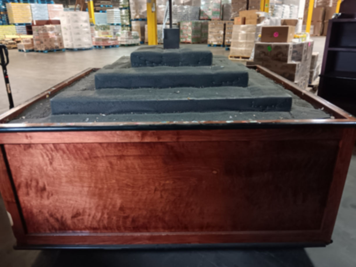 124-0106 Wooden Produce Display Table