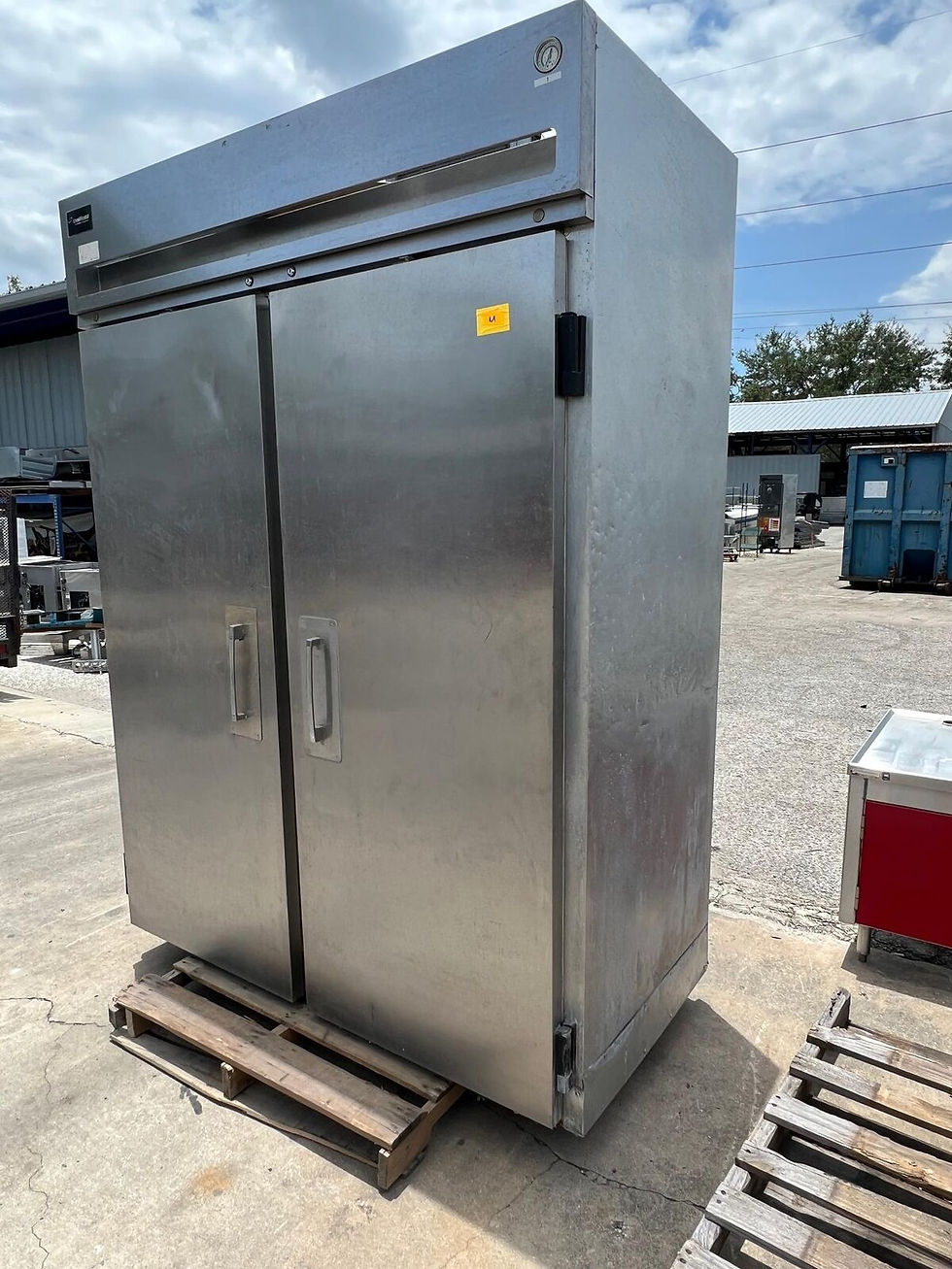 Thumbnail: 75-0291 Delfield 2 Door Roll In Self-Contained Cooler MRRI2-S