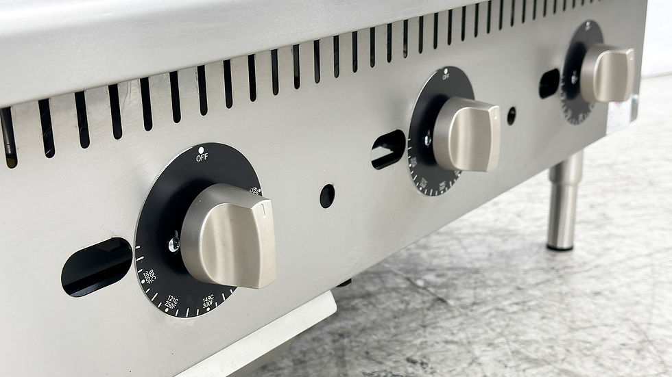Thumbnail: 171-0439 36" 3-Burner Gas Thermostatic Griddle