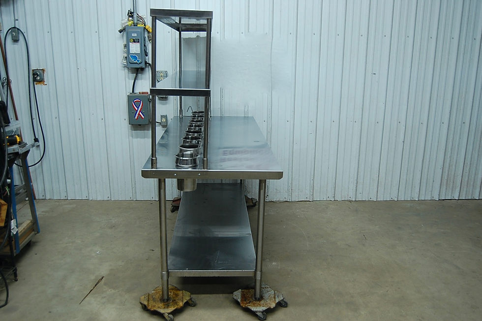 Thumbnail: 142-0761 72 Inch Stainless Steel Chicken Wing Sauce Prep Table