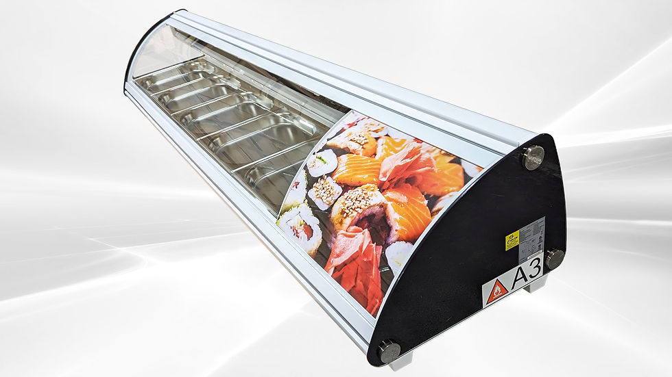 Thumbnail: 171-0310 69" Self Contained Sushi Display Cooler Case
