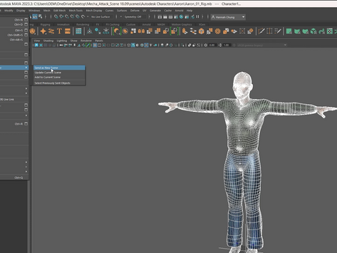 Motion Capture Week 8/9 - Transfer Solved Mocap Data to Control Rig of Maya Character