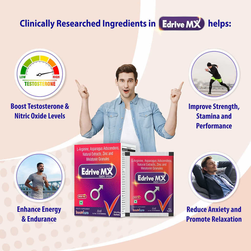 Thumbnail: Edrive MX Stamina & Performance Supplement (10 Sachets)