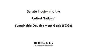 Strategic Sustainability Consultants Submits Recommendations to Senate on Global Goals