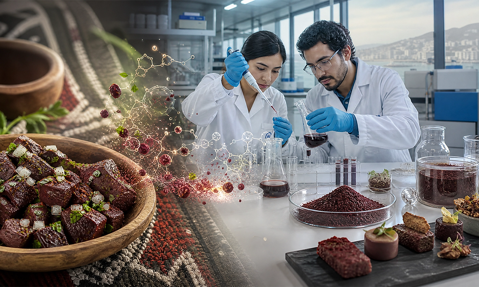 Investigadores de la PUCV desarrollando Ñache biotecnológico