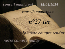 Rendut-compte n° 27 ter Compte-rendu