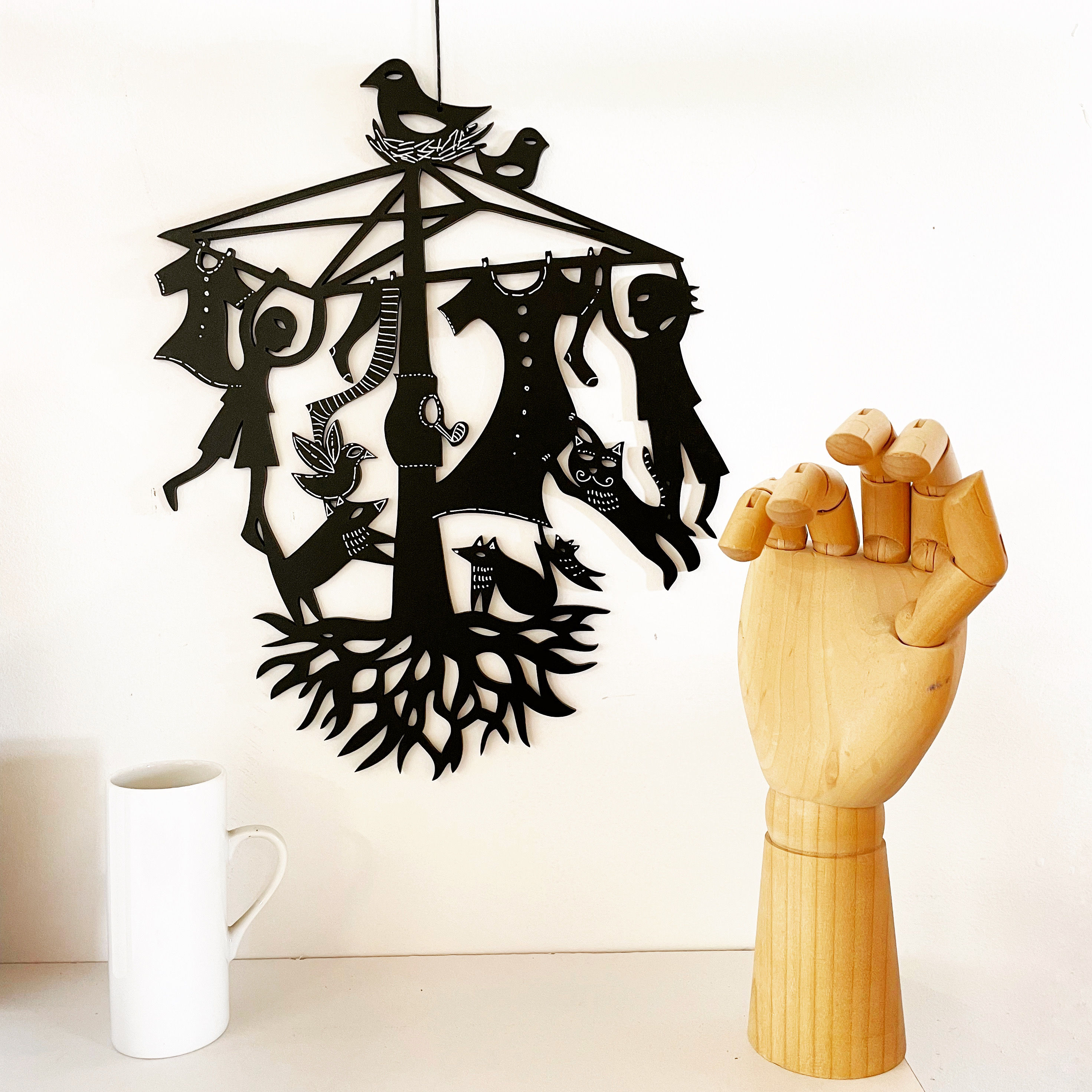 "Where ever the Wind takes you..." woodcut