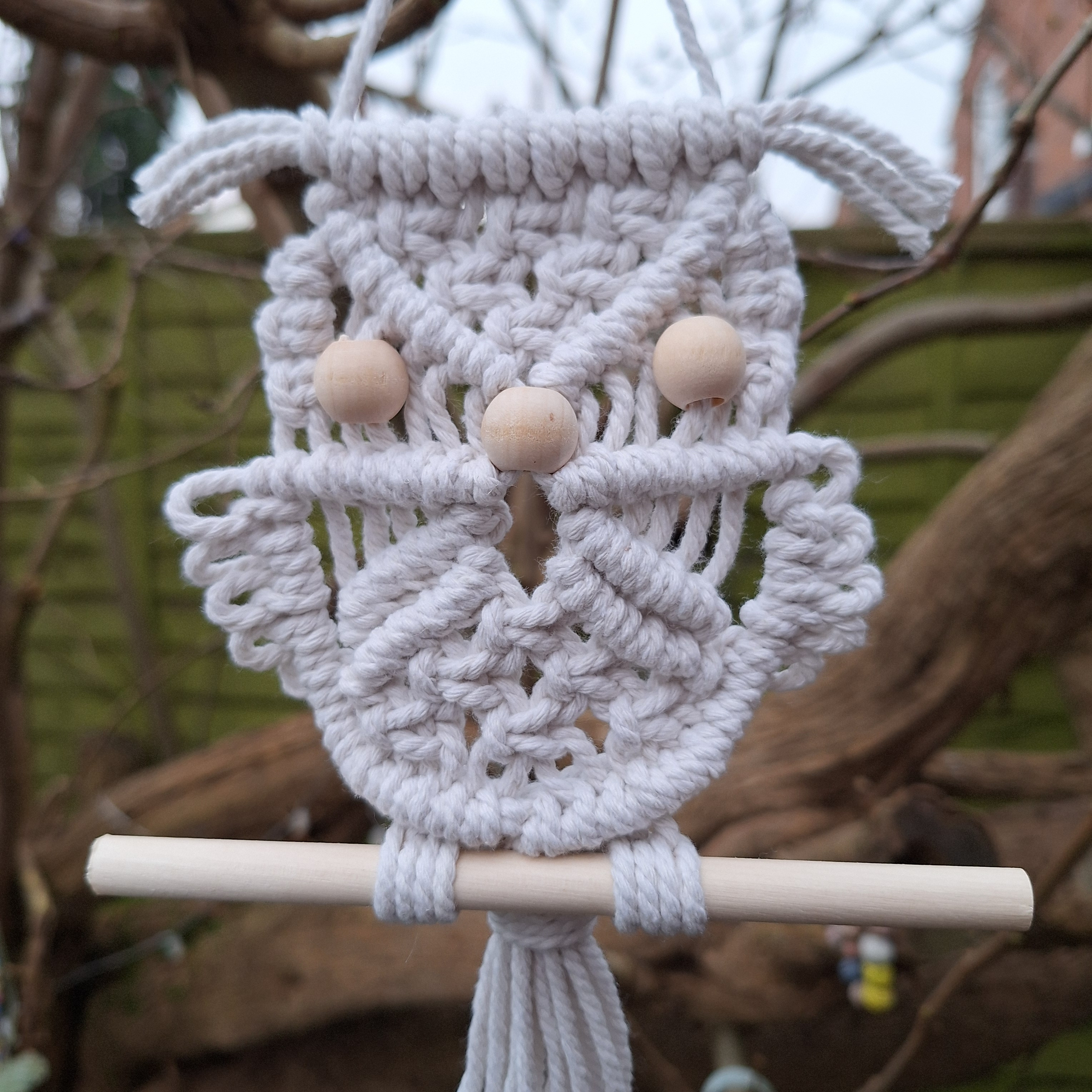 Owl wall hanging