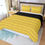 Thumbnail: Product: Canary Yellow 140 Print/ Three Piece Duvet Cov
