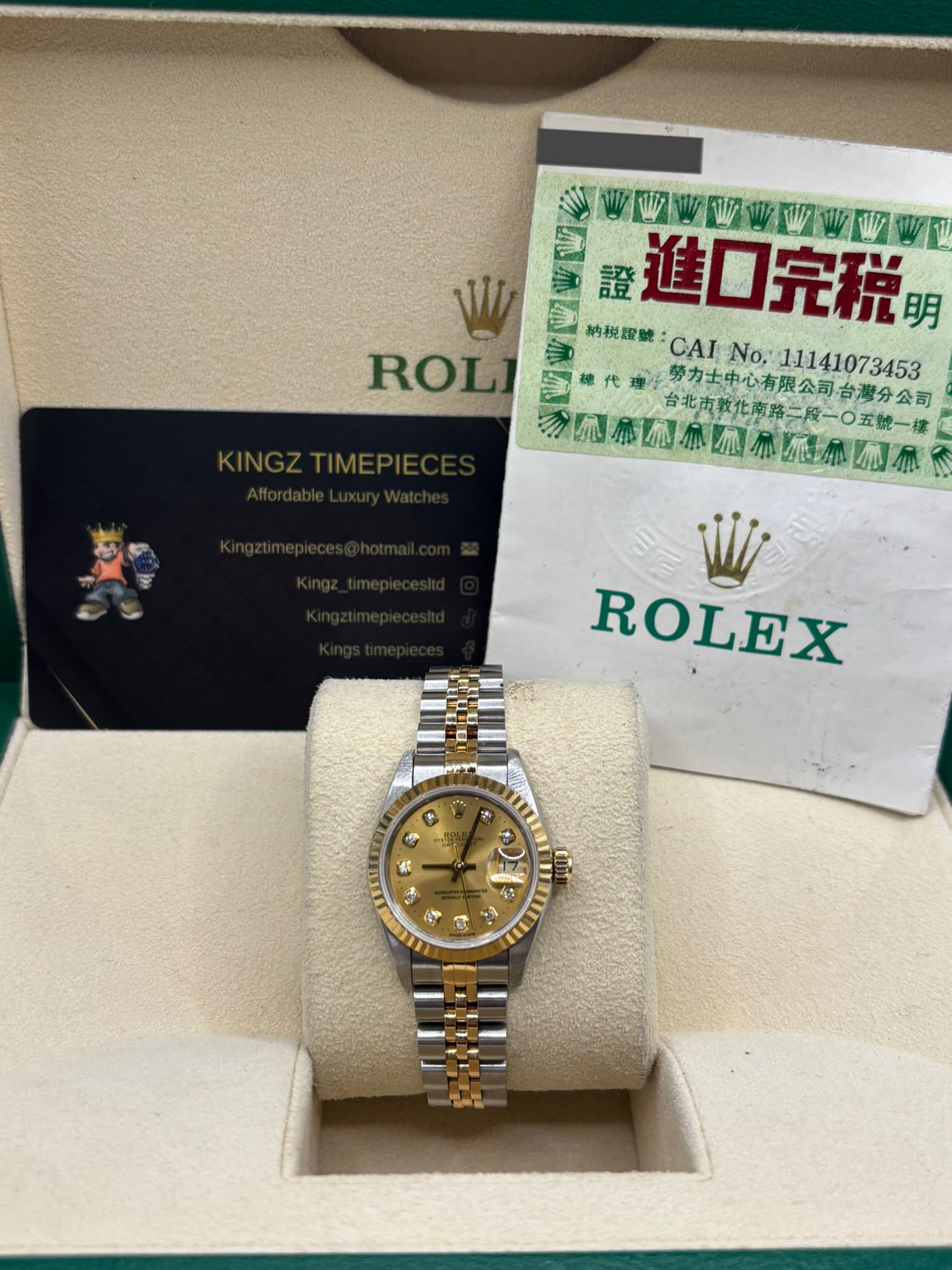Ladies Rolex Datejust 69173