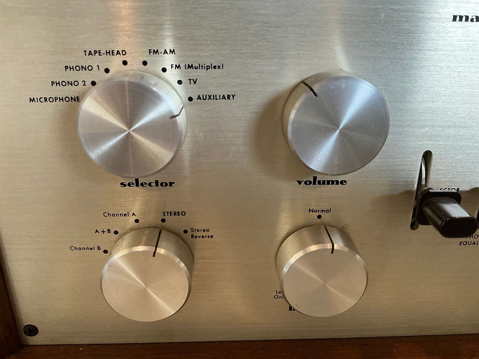 Thumbnail: c.1960 Marantz Model 7 Tube Preamplifier And Model 8 Tube Power Amplifier