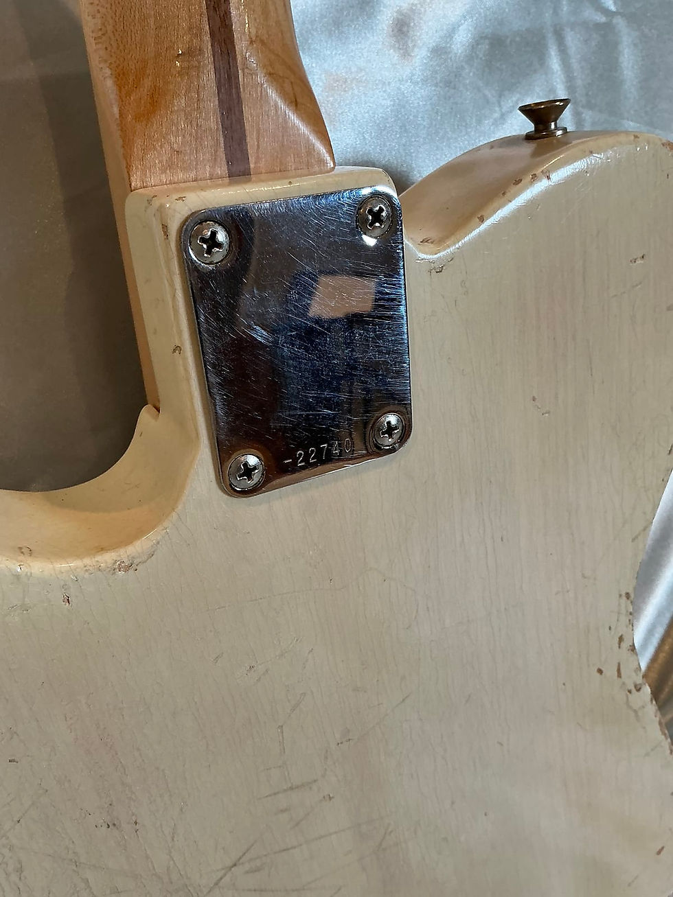 Thumbnail: 1957 Fender Telecaster Blond Finish COMPLETELY ORIGINAL Solidbody Elec. Guitar
