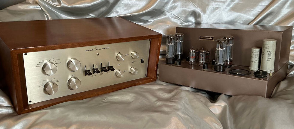 Thumbnail: c.1960 Marantz Model 7 Tube Preamplifier And Model 8 Tube Power Amplifier