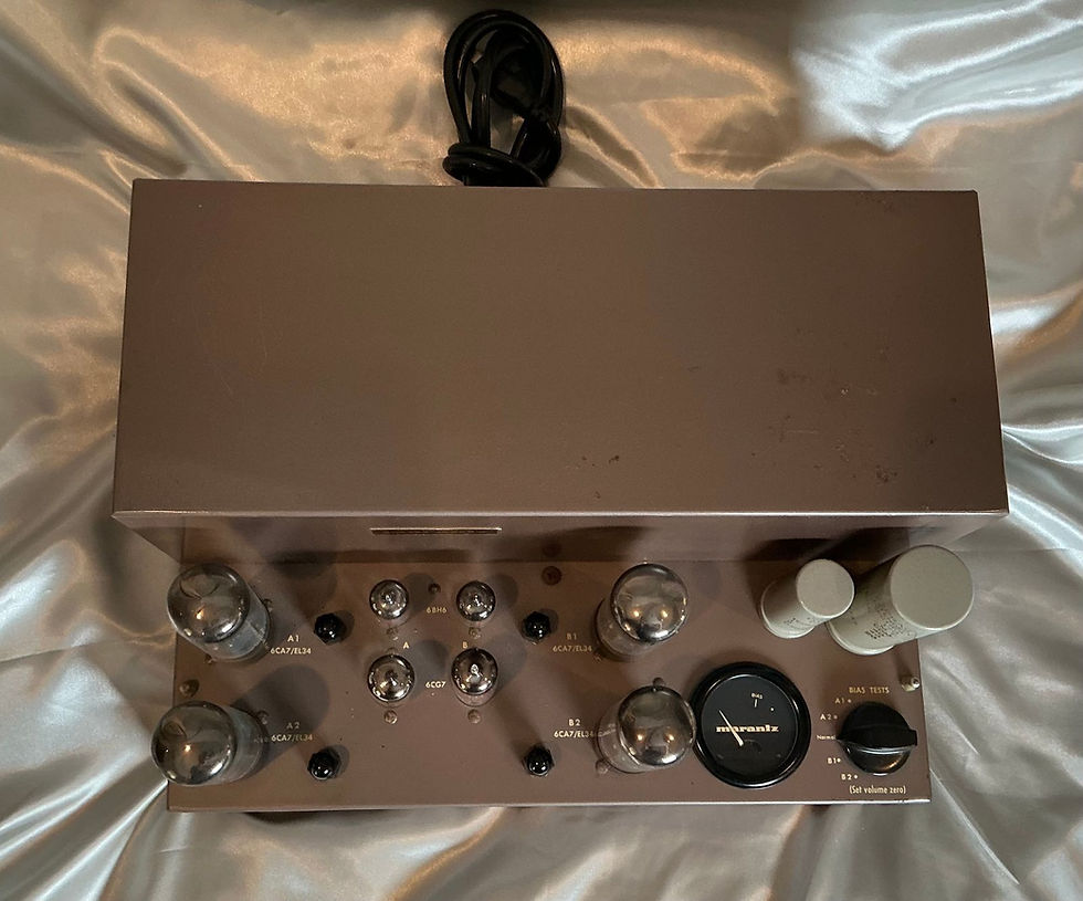 Thumbnail: c.1960 Marantz Model 7 Tube Preamplifier And Model 8 Tube Power Amplifier