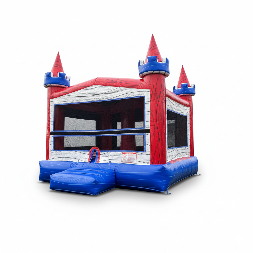Red & Blue Castle Bouncer