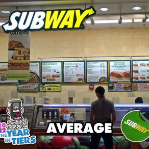 Year in Tiers 2022 - Subway