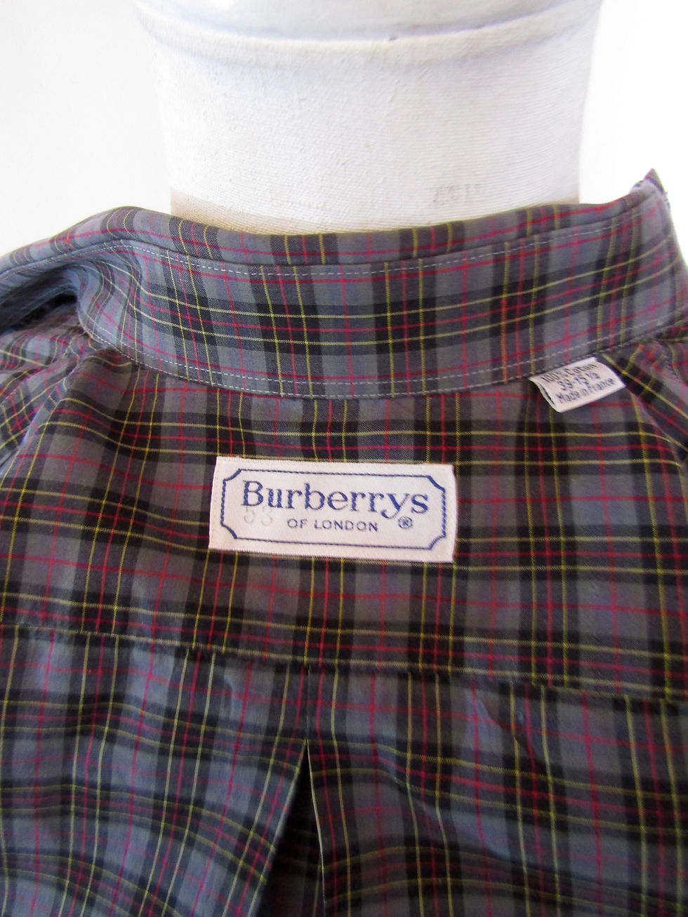 Miniature : 80’s Burberrys Nova Check Shirt France made