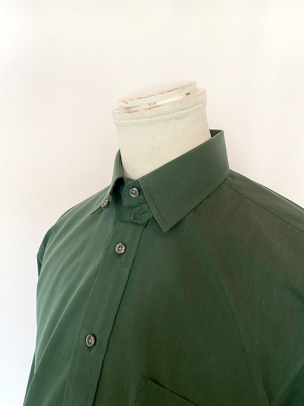 サムネイル： 90’s Christian Dior Cotton Green Shirt SizeL U.S. Made