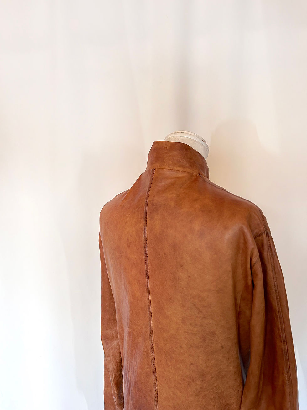 섬네일: GIORGIO BRATO Lamb Leather Riders Jacket